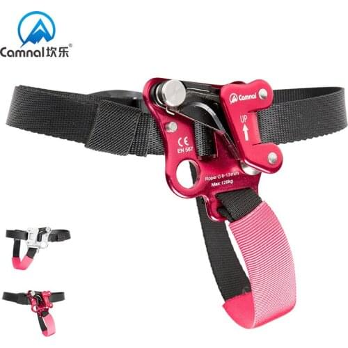 P332 CE certification Outdoor rock climbing, caving, left and right feet, foot riser, rope grab, rope climber, foot pedal riser