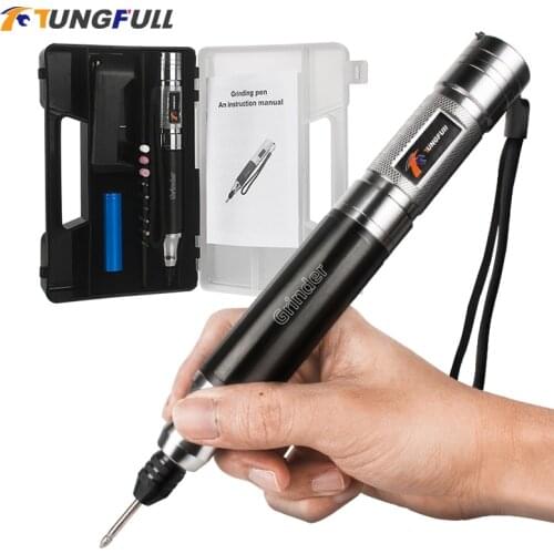 TUNGFULL Electric Drill Engraving Tool Home DIY Drill Machine Mini Drill Wireless Power Tool Engraving Pen Grinding Polishing