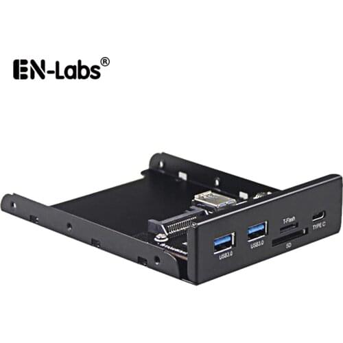 USB 3.0 SD/Micro SD/TF Flash 3.5 Internal Card Reader,USB C Type C Front Panel 2 USB 3.0 Port Floppy Hub USB 3.1 Gen 1