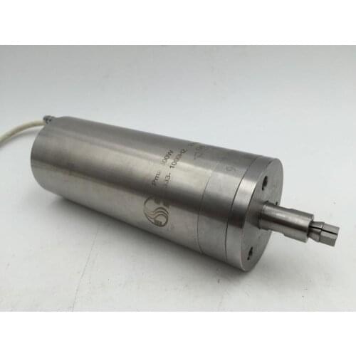 300W High Speed CNC Engraving Spindle Motor Water cooled 20000-60000rpm 48*124mm 3.175mm 75V 3.7A GDS300 for DIY CNC Router