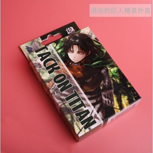 Anime Attack On Titan Poker Cards/bridge Cards/desk Cards/playing Cards for Cosplay DIY Accessories