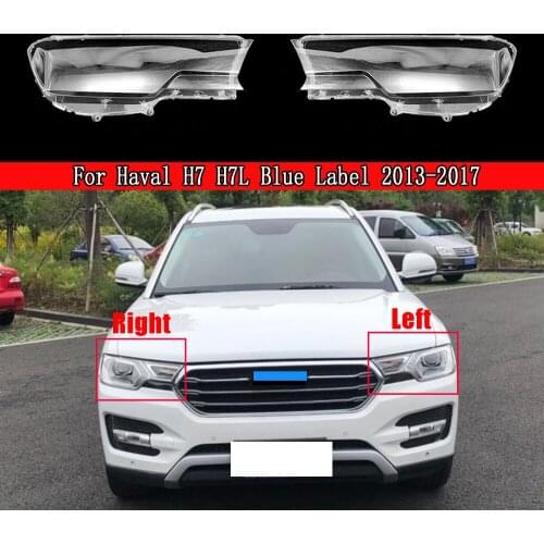 Auto Lamp Case For Haval H7 H7L Blue Label 2013-2017 Front Headlamps Cover Transparent Lampshade Headlight Shell Glass Lampshade