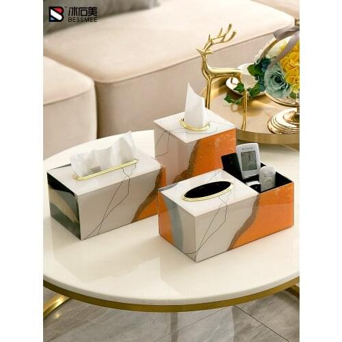 Toilet Paper Holder Square Container Tissue Box Cover Nordic Style Storage Tissue Boxes Paper Servilletas Wipe Case BW50ZJ