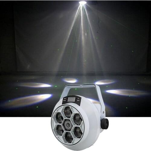 Dj Light 6 Eyes Bee Rotate With Laser Disco Professional Use For Home Party KTV Dance Club Good Effect
