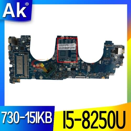 DLZP5 LA-F661P 5B20Q96474 For Lenovo Yoga 730-15IKB 15.6 inch Laptop Motherboard SR3LA I5-8250U CPU