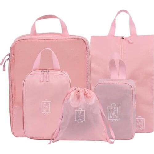 Travel clothing storage bag Portable shoe bag waterproof for men and women travel supplies storage bag set of five