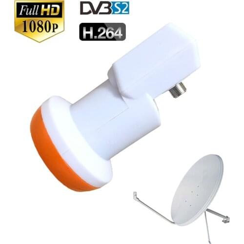 DVB-S2 Universal KU Band Single LNB Waterproof HD digital tv antenna Low Noise 0.1 dB LNBF satellite Dish tuner for sks stb box