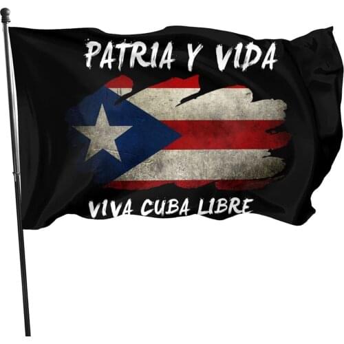 Cuba Flag Pride Flag,3x5 Ft Banner Outdoor Indoor Decor Garden Flag Sign Polyester Flag