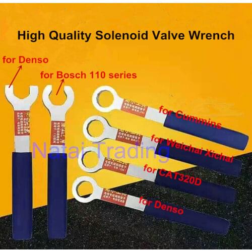 Common rail injector electromagnetic valve disassembly wrench tool for Bosch Denso CUMMINS CAT320D remove tool spanner