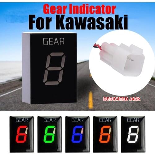 Motorcycle Gear Indicator For Kawasaki ZX-6R ER-4N Z750 Z1000 Vulcan900 ER-6 Ninja650R KFX450R KLE650 Versys 650 Gear Display