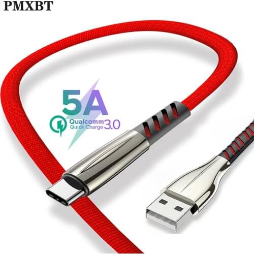 5A Micro USB Type C Cable Super Fast Charging Phone Microusb For Huawei P30 Xiaomi Redmi Samsung Android Data Charger Cord Wire