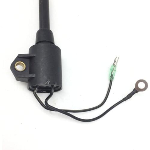 Ignition Coil with Rubber Hat Kit for Yamaha Outboard 9.9/15HP (2 stroke) Motors