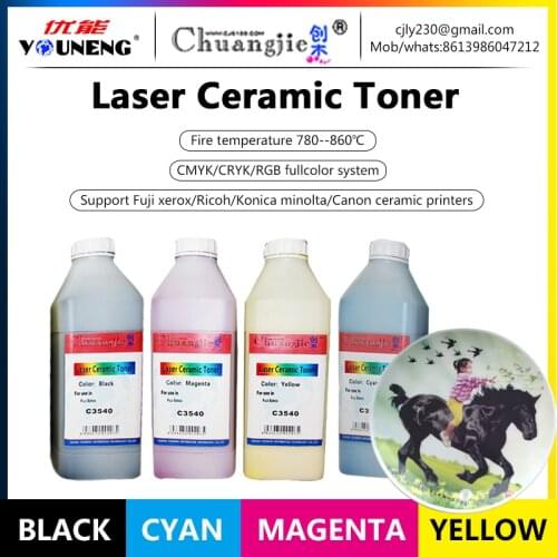 Laser Ceramic Toner Powder for Xerox laser printers and Ricoh printers