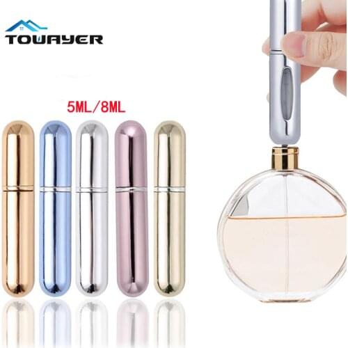 Refillable Mini Perfume Bottle Portable Cosmetic Bottle Spray Bottle Atomizer Spray Container Travel Refillable Bottles 5ml 8ml