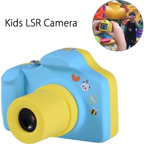 Cartoon 1.5 Inch 5.0MP Mini Shoot LSR Cam Digital Camera for Kids Baby Multifunction Toy Camera Support Micro SD Card