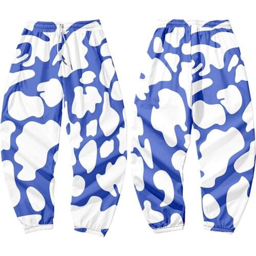 Milk Markings Printed Men Japanese Style Pocket Cargo Pants Joggers Harajuku Sweatpant Hip Hop Trousers Plus Size 6XL
