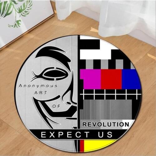 Delicate Skull Round Soft Carpets For Living Room Bedroom Carpet Child Game Rug Home Chair Mat Floor Rugs Room Computer Kids