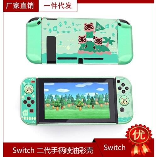 New Hard Skin Animal Crossing Case for Nintendo Switch Console for Joy-Con Controller Protection Dockable Shell Cover Accessory