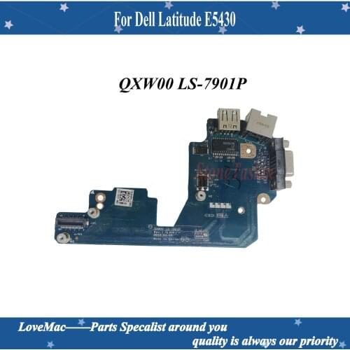 Original For Dell Latitude E5430 Audio Jack Ports USB QXW00 LS-7901P Wlan IO Circuit Board CN-04M3HJ 4M3HJ tested