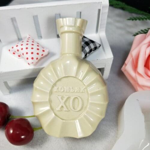 QT0268 PRZY Silicone Mold Bottle Soap Molds Wine Bottle Soap Mold Gypsum Chocolate Candle Molds Soap Mould Clay Resin
