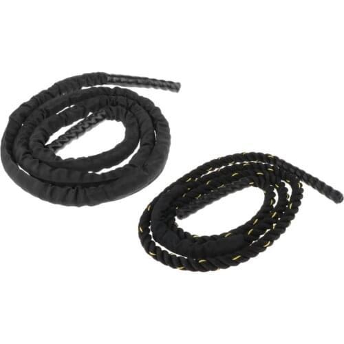 Heavy Weighted Jump Rope Jumprope 9.8ft Training Equipment Battle Power Rope Skipping Rope for Fitness Exercise Workout Training