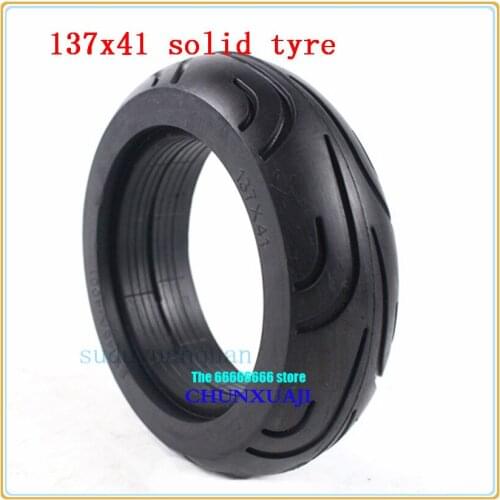 High quality 5-inch 137x41 mm Electric scooter solid rubber tires DIY trolley scooter wheel Wheelchair 137*41 tyres