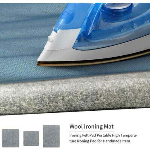 High Temperature Resistance Wool Pressing Ironing Mat Wool Pressing Mat Ironing Pad Clothes Protector Felt 3 Sizes Option