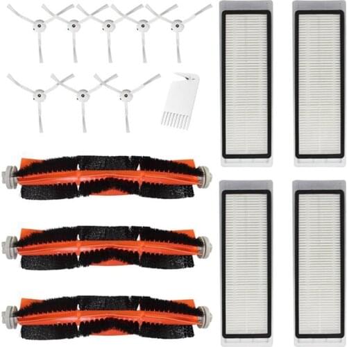Hepa Filter Side Brush Main Brush For Xiaomi Roborock S50 S55 S5 Max S6 Vacuum Cleaner Parts Accessories Replace