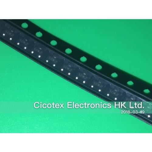 100pcs/lot BC807-40 SOT-23 5CW 5C TRANS PNP 45V 0.5A SOT323 BC80740