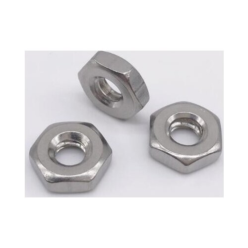 50 Pcs Hex Nuts Inch Threads UNC Nuts 2#-56 4#-40 6#-32 8#-32 10#-24 1/4-20 5/16-18 3/8-16 7/16-14 1/2-13 Stainless Steel 304