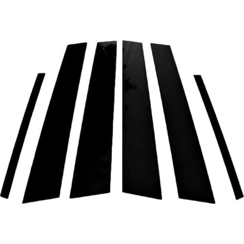 6Pcs Window Pillar Sticker Decoration Window B Pillar Decoration Sticker Car Styling Accessories for Kia K5 2013-2019