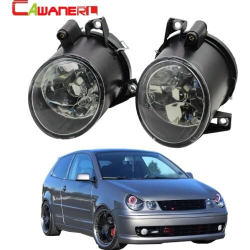 Cawanerl 100W Car Fog Light H3 Halogen Bulb Daytime Running Lamp For Volkswagen Polo Fox Seat Altea Leon Cordoba Toledo Ibiza