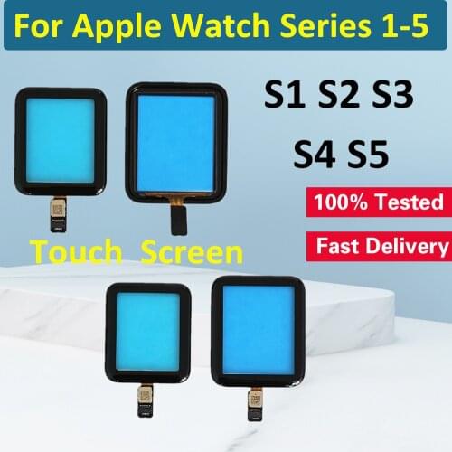 For Apple Watch Series 2 Series 3 38mm 42mm Touch Screen Digitizer For Apple Watch Series 4 Series 5 Touch Glass Screen 40MM 44M