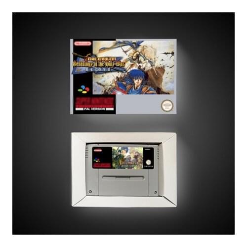 Fire Emblem Genealogy of Holy War - EUR Version RPG Game Card Battery Save With Retail Box