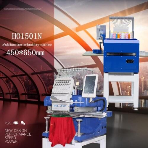 China 10 years service ! High quality biger area single head dahao software flat embroidery machine for T-shirt Cap garment emb