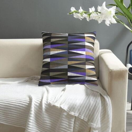 Colorful Diamond Shape Pattern pillowcase printed cushion cover sofa waist pillow pillow cover