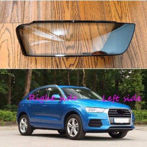 For Audi Q3 2016 2017 2018 Car Headlight cover Headlamp Lens Auto Shell Cover