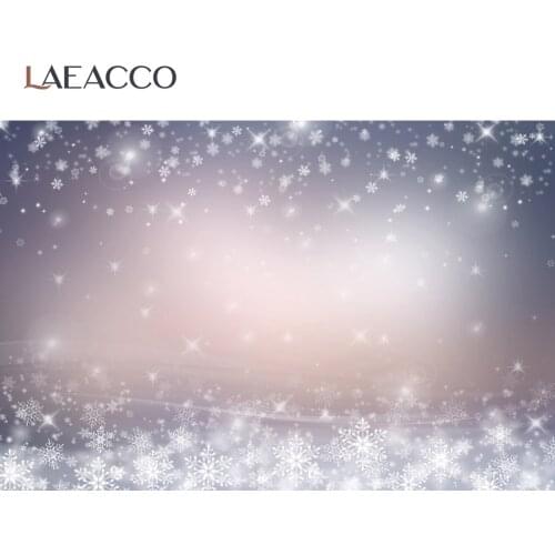 Laeacco Photography Backdrop Christmas Polka Dots Snowflake New Year Party Baby Newborn Portrait Photo Backgrounds Photo Studio