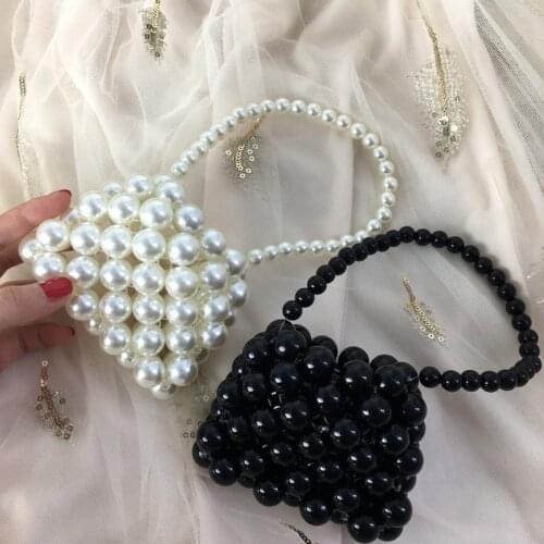 In Summer Handmade bag baby summer girl pearl bag cute childrens birthday gift Mini Handbag Kids' Bags