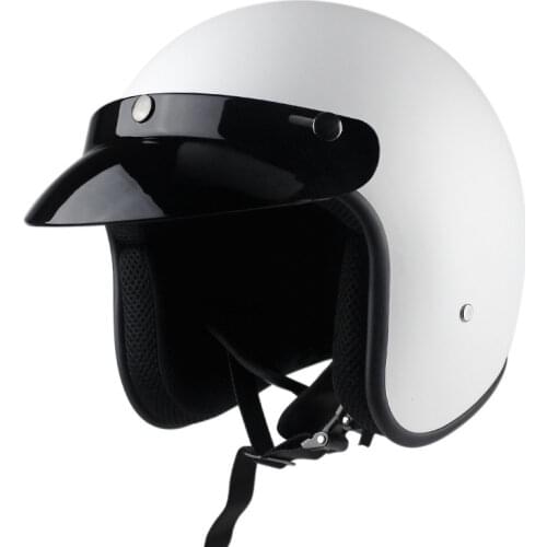 Motorcycle Helmet Jet Vintage Helmet Open Face Retro 3/4 Half Helmet Casco Moto Capacete Motoqueiro Mopeds Enduro Casque