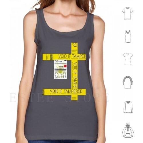Death Stranding Void If Tampered Tape Cargo Sticker Tank Tops Vest Cotton Death Stranding Void If Tampered Tape Cargo Void If