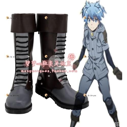 Assassination Classroom Class 3-E Nagisa Shiota Kaede Kayano Cosplay Shoes Game Anime Carnival Party Halloween Custom-Made