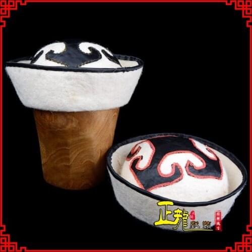 Beijing opera drama helmets old housekeeper old man carrying sedan chair Hu Renyuan felt Mongolian hat