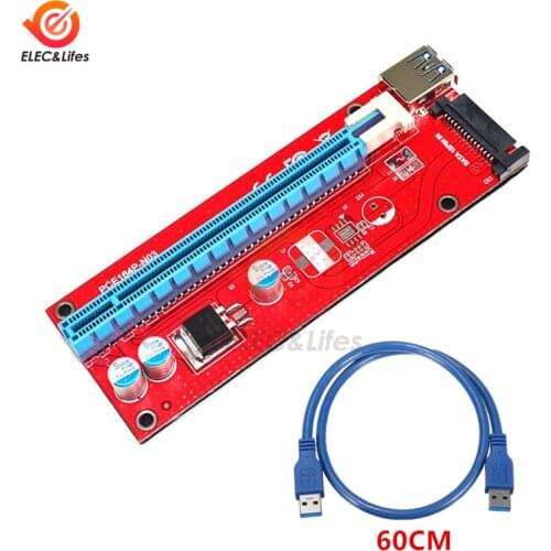 PCI-E 1X 4X 8X 16X interface USB 3.0 PCI-E1X to 16X Video Card Adapter board with cable For Tablet PC Computer Windows system