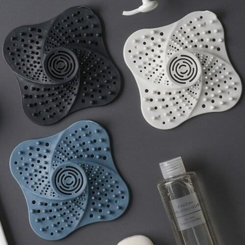 Suction Cup Floor Drain Bathroom Kitchen Drain Stopper Bath Shower Hair Catcher Filter Plastic Sink Strainer Ralo De Banheiro