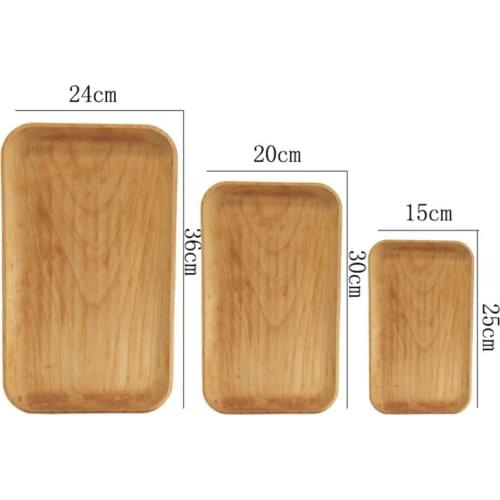 Pot Bamboo Saucer Rectangle Tray Pot Holder Drainage Tray