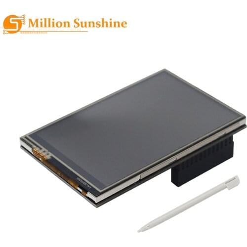 Raspberry Pi 4 Display 3.5 inch Touch Screen 480*320 LCD + Acrylic Case Enclosure Case for Raspberry Pi 3 RPI109