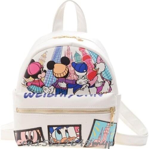 Mickey Mouse Backpack For Teenagers Kids Boys Backpack Men and Women Adult Schoolbag High Capacity Bag Disney