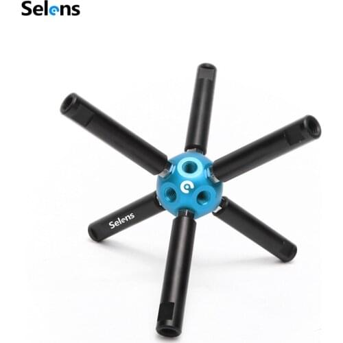 Selens Photography Equipment Multifunctional DIY Magic Ball 3/8 Hole for Studio Tripod Light Stand bracket connect stick
