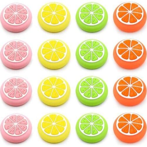 Fresh Fruit Thumb Stick Grip Cap Joystick Cover For Nintendo Switch NS Lite Joy-Con Controller Nintend Silicone Thumbstick Case